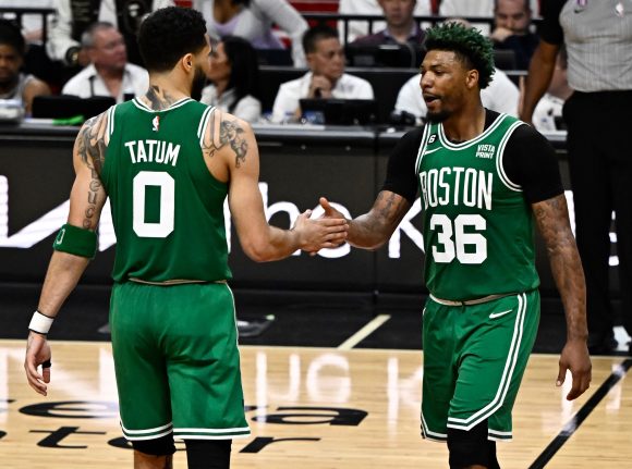 Los Celtics vencen al Heat y evitan la barrida