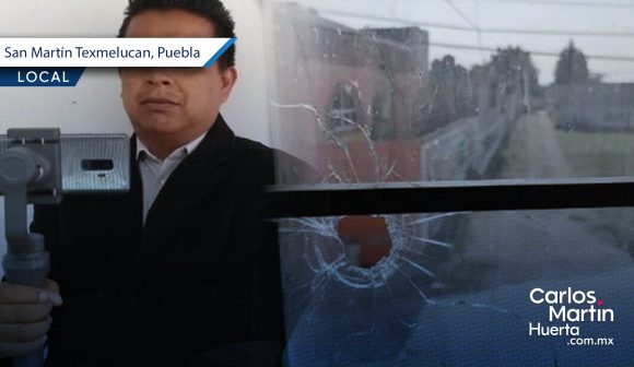 Balean casa de periodista en San Martín Texmelucan