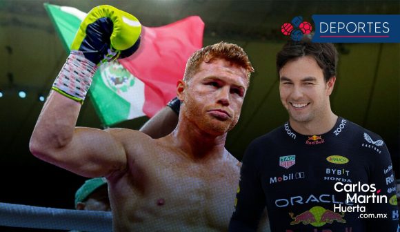 AMLO felicita a Canelo y Checo Pérez por poner en alto el nombre de México