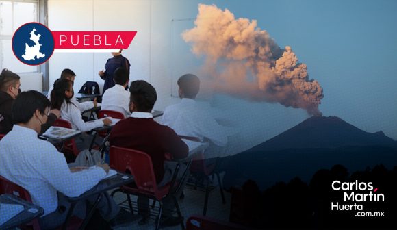 Clases-distancia-Popocatepetl Amplían a 24 municipios clases a distancia por caída de ceniza del Popocatépetl