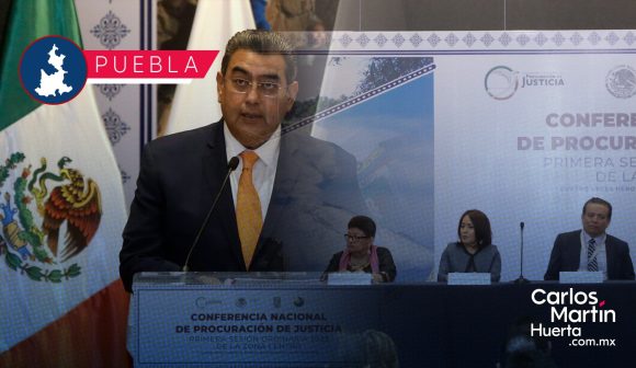 Conferencia Procuración de Justicia En Puebla hay legalidad y estado de derecho: Céspedes Peregrina