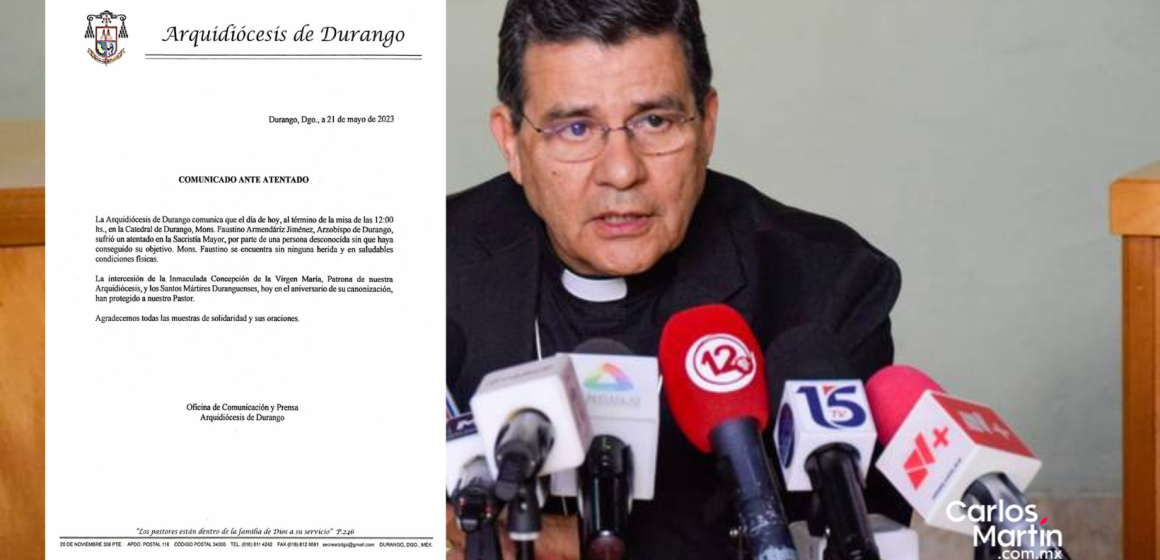 Atentado contra Arzobispo de Durango