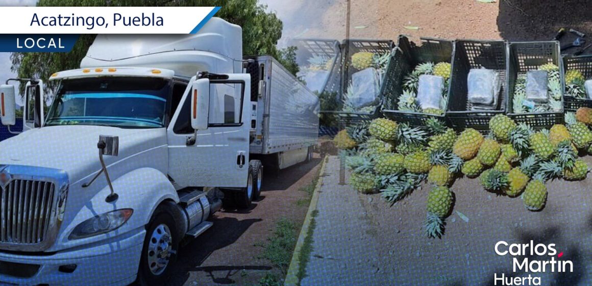 Decomisan 300 kilos de cocaína en la autopista Puebla-Acatzingo
