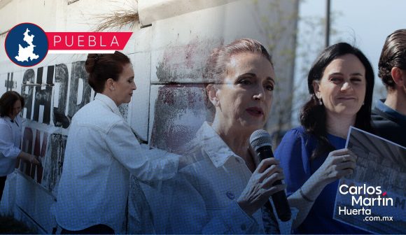 Denuncia PAN pintas PAN denunciará a ‘corcholatas’ de Morena por pinta de bardas en Puebla