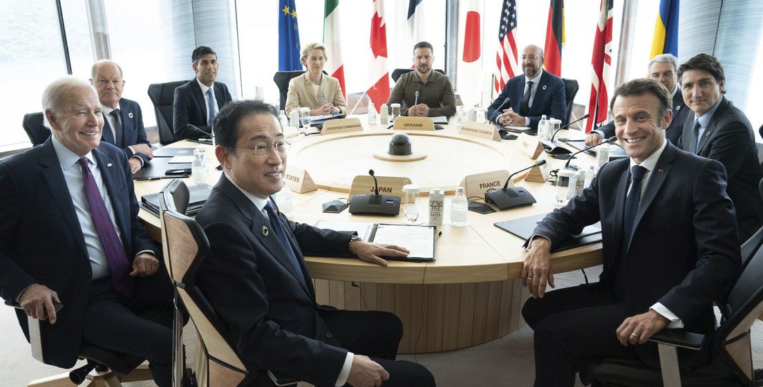 Zelenski recibe apoyo diplomático del G7
