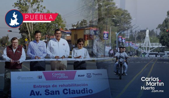 Inauguración Avenida San Claudio Inauguran rehabilitación de Avenida San Claudio en beneficio de 56 mil personas