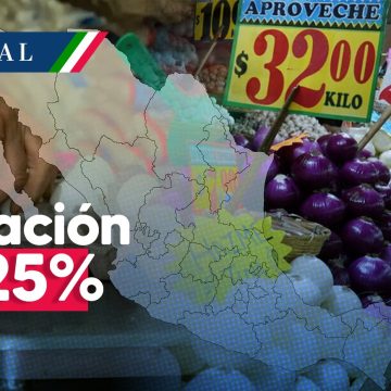 Inflación en abril se ubicó en 6.25% en México