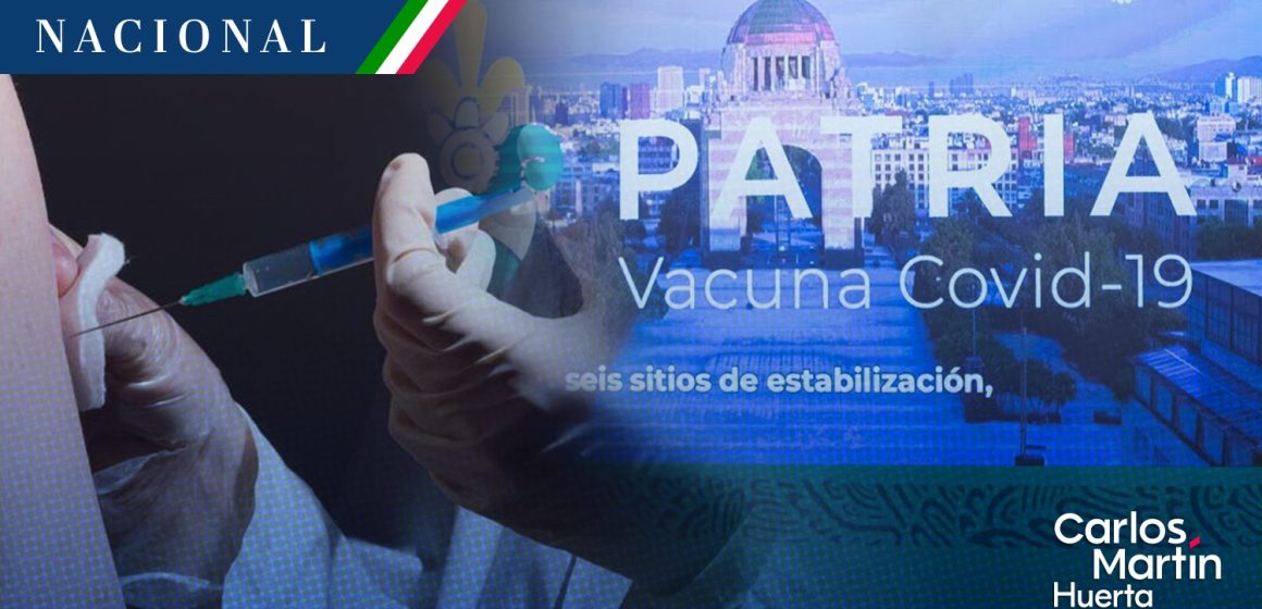 Lista la vacuna Patria contra Covid-19, anuncia Conacyt