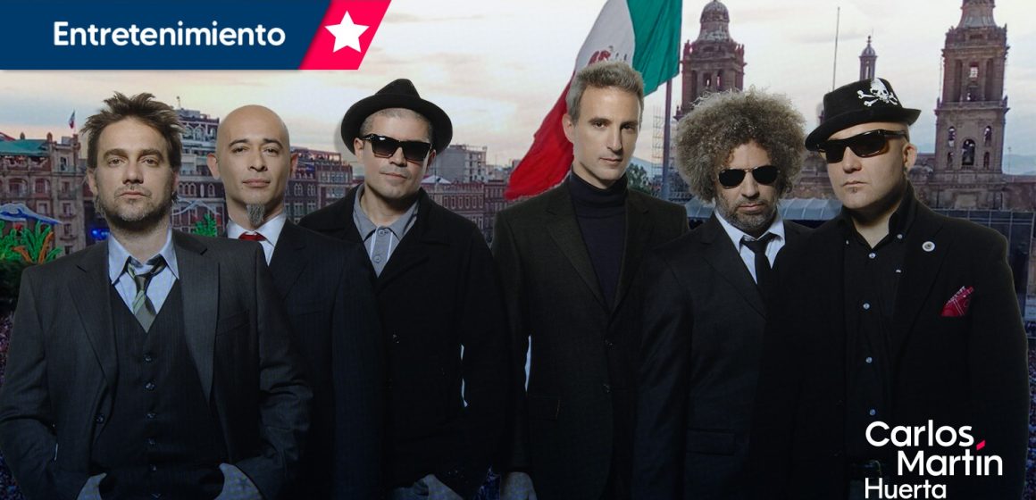 Los Fabulosos Cadillacs ofrecerán concierto gratuito en el zócalo de CDMX