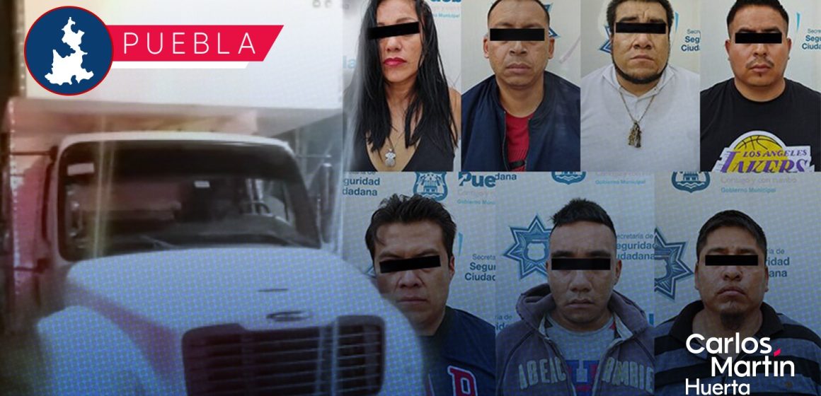 Detienen a integrantes de “Los Izta”, dedicados al robo de transporte de carga en autopista de Puebla