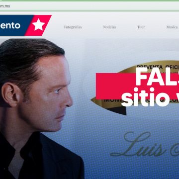 Crean página falsa de Luis Miguel para venta de boletos