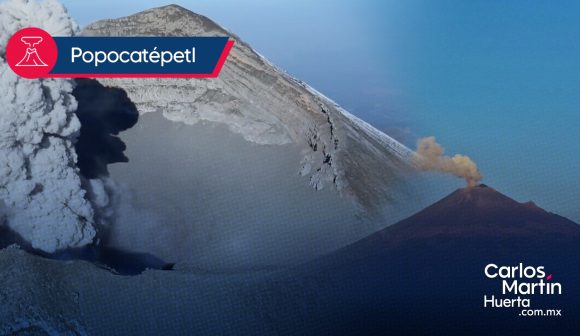 Continuará SEMAR con sobrevuelos en el Popocatépetl