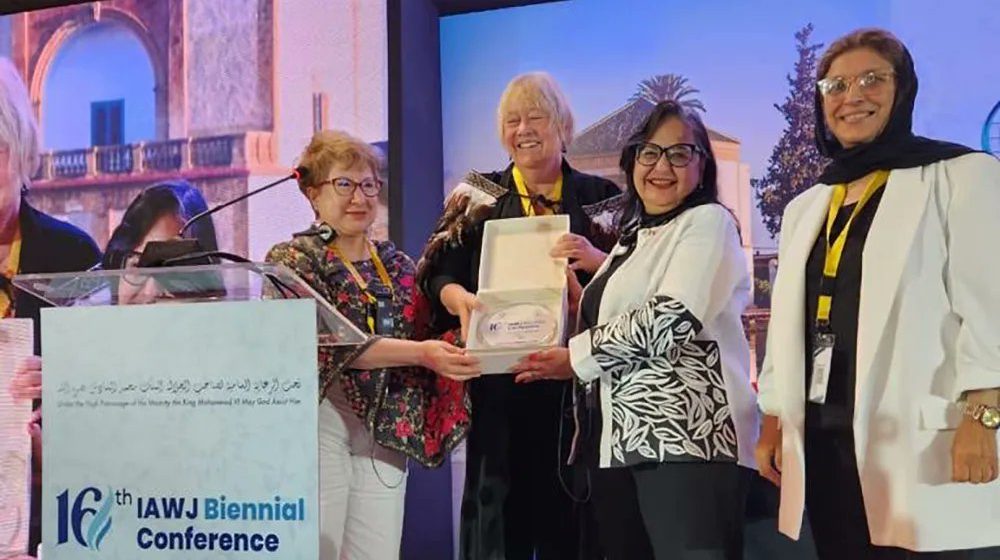 Ministra Norma Piña recibe premio de Derechos Humanos 2023 en Marruecos