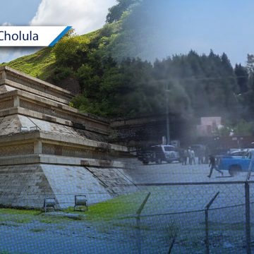 Pelea campal en pirámide de Cholula deja dos detenidos; se dieron con palos y piedras