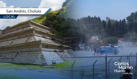 Pelea campal en pirámide de Cholula deja dos detenidos; se dieron con palos y piedras