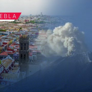 Puebla capital con baja probabilidad de caída de ceniza volcánica