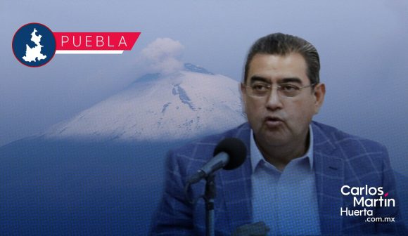 Popocatépetl - Sergio Salomón Céspedes Contingencia volcánica no se usará de pretexto para saquear al erario: Sergio Salomón