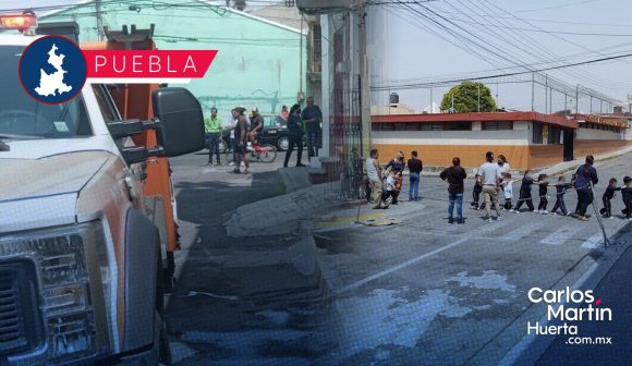 Primaria y kínder son evacuados por fuga de gas en la 20 de Noviembre