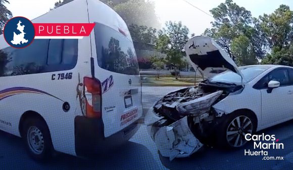 Ruta 72 protagoniza accidente con vehículo particular en Bulevar 5 de Mayo