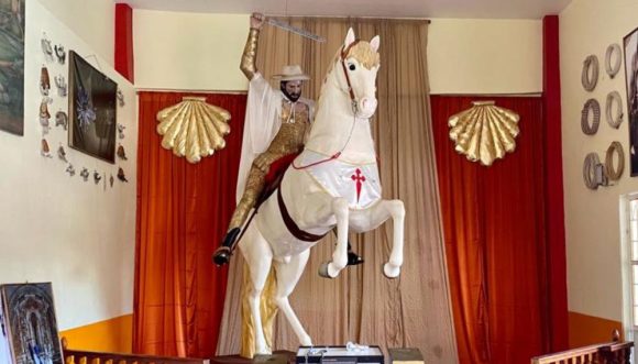 INAH entrega montura de Santiago Apóstol a Izúcar de Matamoros
