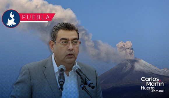 Sergio Salomón - Popocatépetl - Gobierno de Puebla dará a conocer medidas preventivas por actividad del Popocatépetl