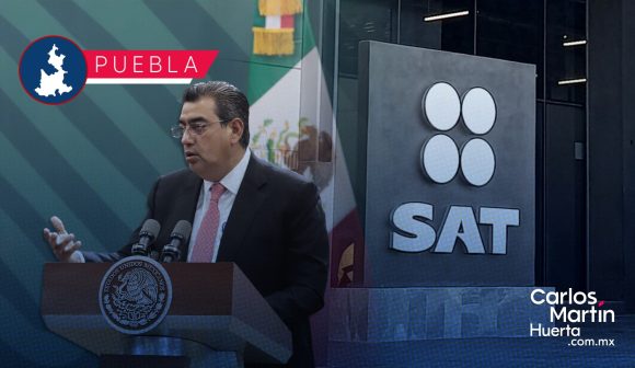 Sergio Salomón - devolución SAT Anuncia Céspedes devolución de mil 900 mdp pagados al SAT por evasión fiscal