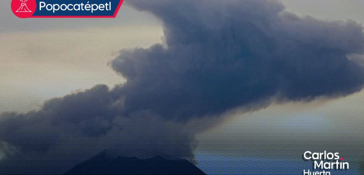 (VIDEO) Popocatépetl registra secuencia de exhalaciones