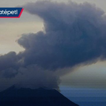 (VIDEO) Popocatépetl registra secuencia de exhalaciones