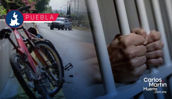 Ya duerme en reclusorio conductor que mató a ciclista de 16 años en la Recta a Cholula