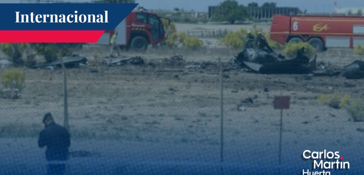 Un caza F18 se estrella en la base aérea de Zaragoza, en España