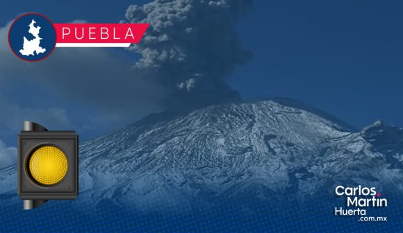 Permanece Semáforo de Alerta Volcánica en Amarillo Fase 2