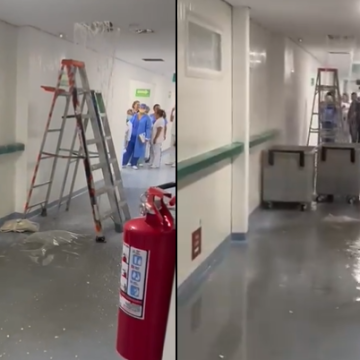 Filtración de agua en Hospital de Cuautlancingo se debió a labores preventivas de limpieza: IMSS