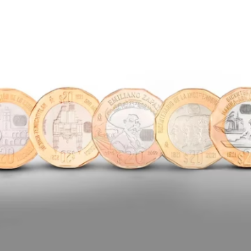 Nueva moneda de 20 pesos para conmemorar las relaciones entre México y EU