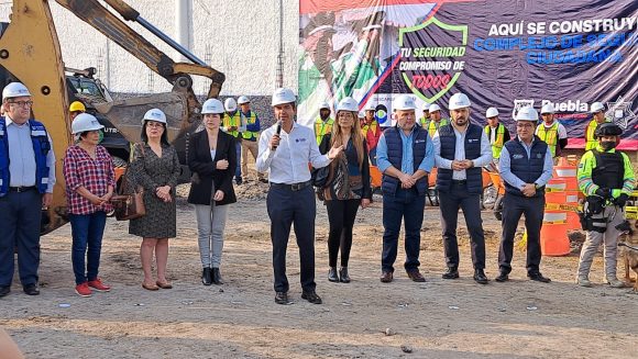 Supervisa alcalde construcción del Complejo de Seguridad municipal; se invertirán 187 mdp