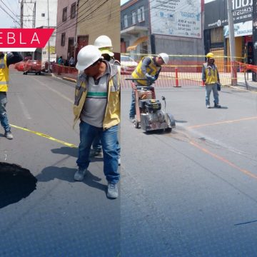 Ayuntamiento y Agua de Puebla atenderán socavones: Rivera