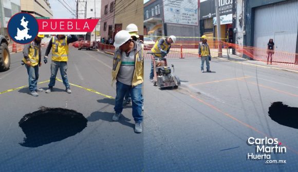 Ayuntamiento y Agua de Puebla atenderán socavones: Rivera