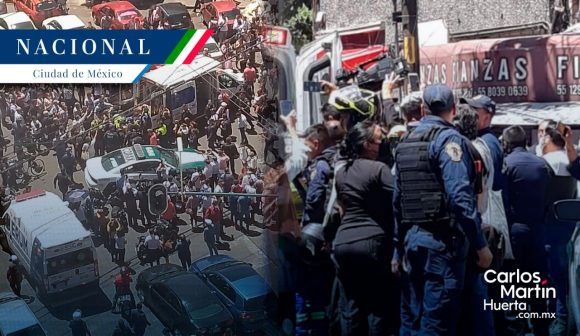 Balacera en zona de juzgados de colonia Doctores en CDMX