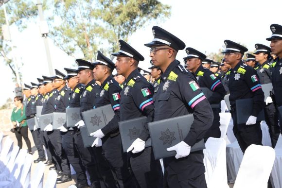 Se gradúan 61 policias en la Ciudad de Puebla