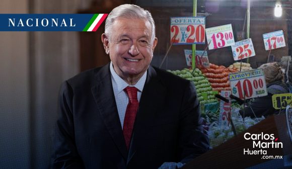 AMLO celebra baja en la inflación, “es muy buena noticia”