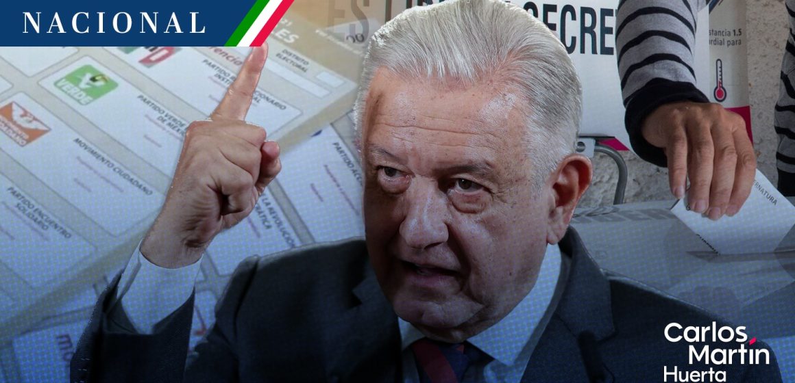 AMLO, en plena veda electoral, llama a votar en libertad