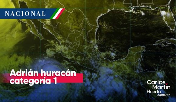 Adrián - huracán categoría 1 Adrián se intensificó a huracán categoría 1