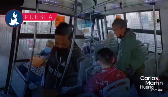 Asaltan a pasajeros de la ruta 30 en Puebla