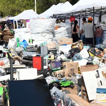 Recolecta la BUAP cerca de 15 toneladas de residuos en la primera jornada del “Reciclatón 2023”