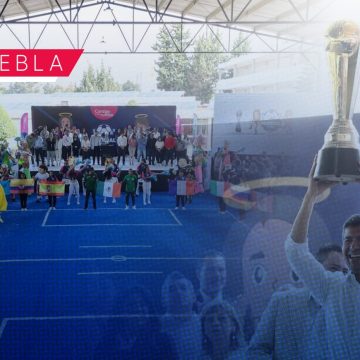 Comienza la gira del trofeo del Campeonato Mundial de Fútbol 7 en Puebla