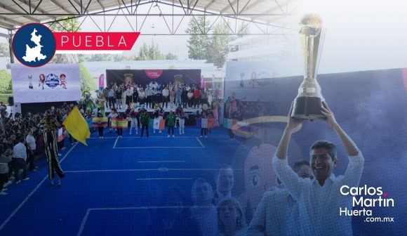 Comienza la gira del trofeo del Campeonato Mundial de Fútbol 7 en Puebla