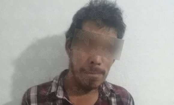 Detiene Policía Estatal a hombre por portación ilegal de arma de fuego