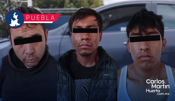 Detenidos - Los Chilangos Detienen a sujetos dedicados al robo de vehículos y negocio en Puebla