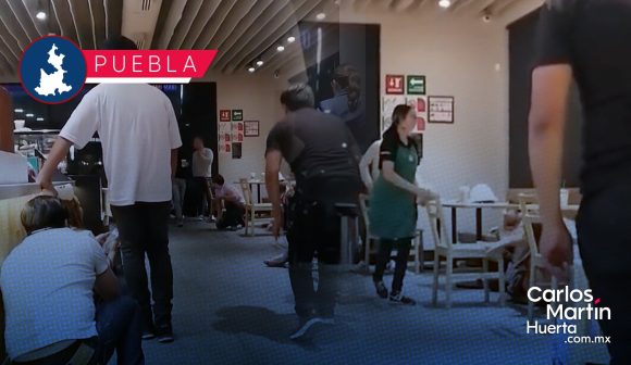 Disparan contra Starbucks de Vía Atlixcáyotl; así lo vivieron los clientes