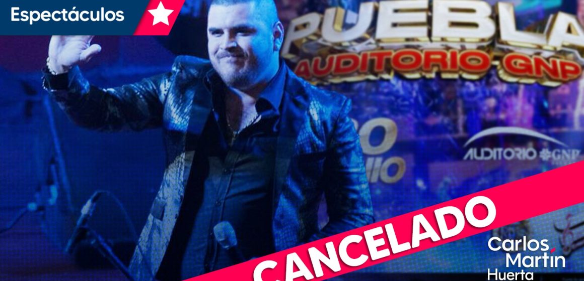 Cancelan concierto de “El Komander” en Puebla