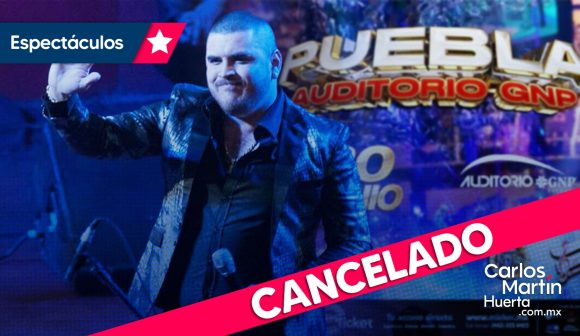 Cancelan concierto de “El Komander” en Puebla